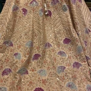 Indian lengha - raw silk material